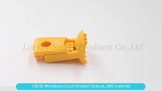 Bloqueo de interruptores automáticos MCCB de nuevo diseño de Lockey