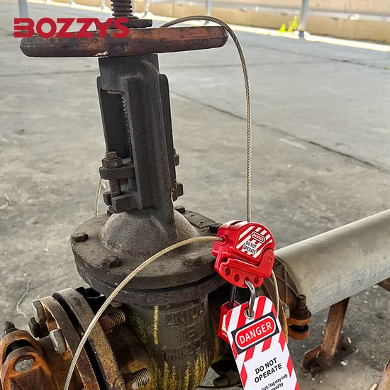 Bloqueo de cable de PVC ajustable de acero inoxidable de 4 mm/6 mm de diámetro de Bozzys