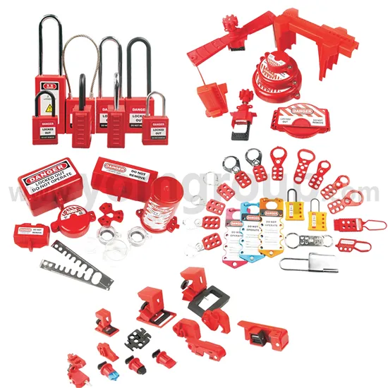 Cerrojo de seguridad con mordaza de 3 mm/6 mm de diámetro y nailon