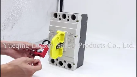 Bloqueo de seguridad para disyuntor de caja moldeada grande Lockey Loto con certificación CE